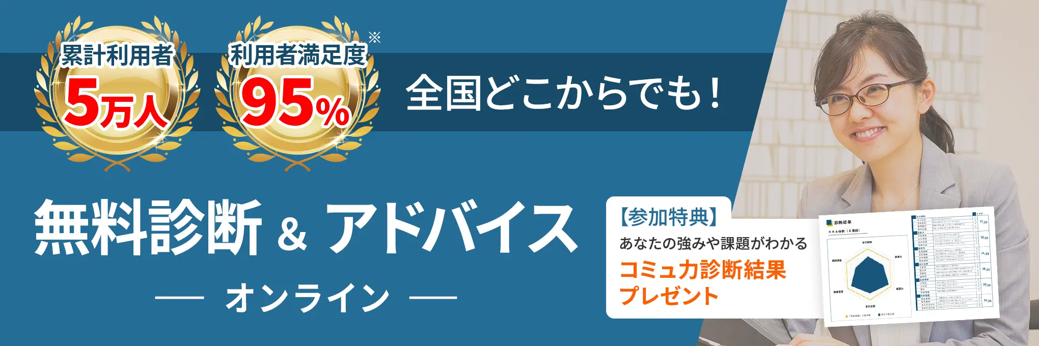 無料診断＆アドバイス